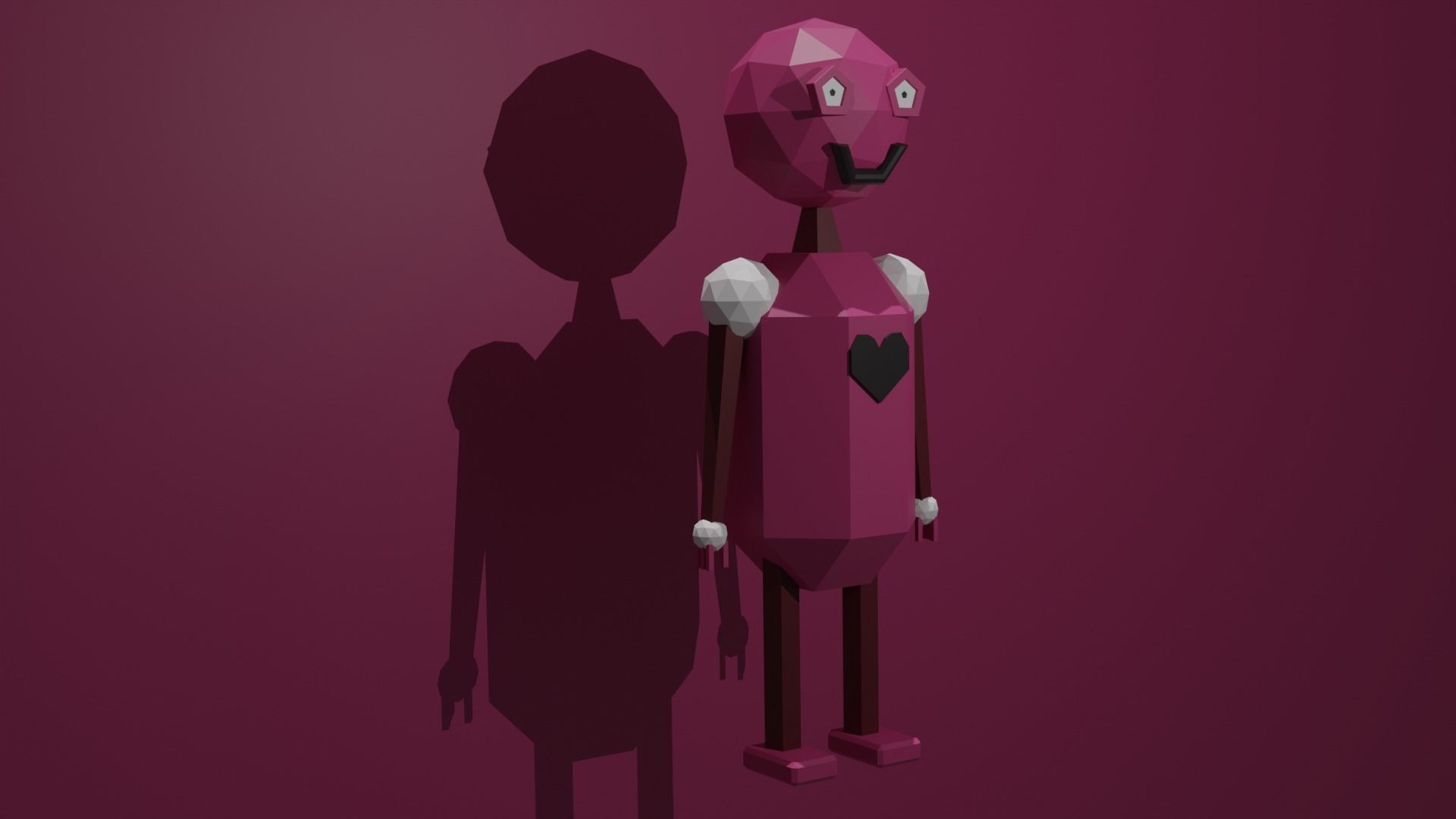 Cuterobot ---LOL 245 Low-poly 3D model_2