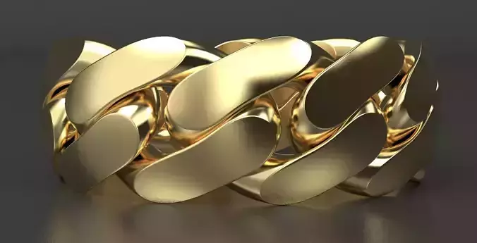 Cuban Link Ring - 8 MM - All sizes