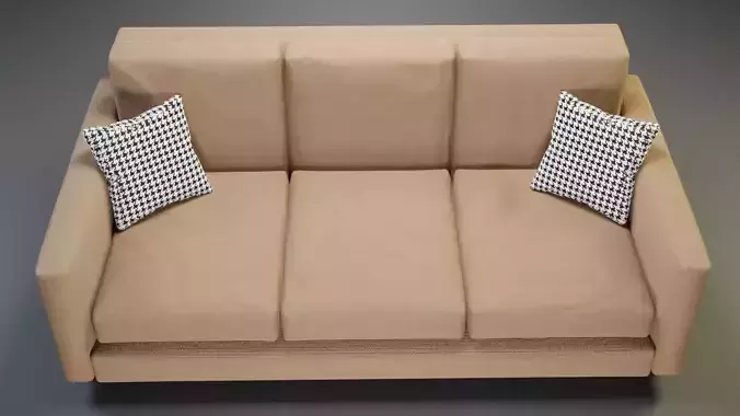 3D Modern Couch 