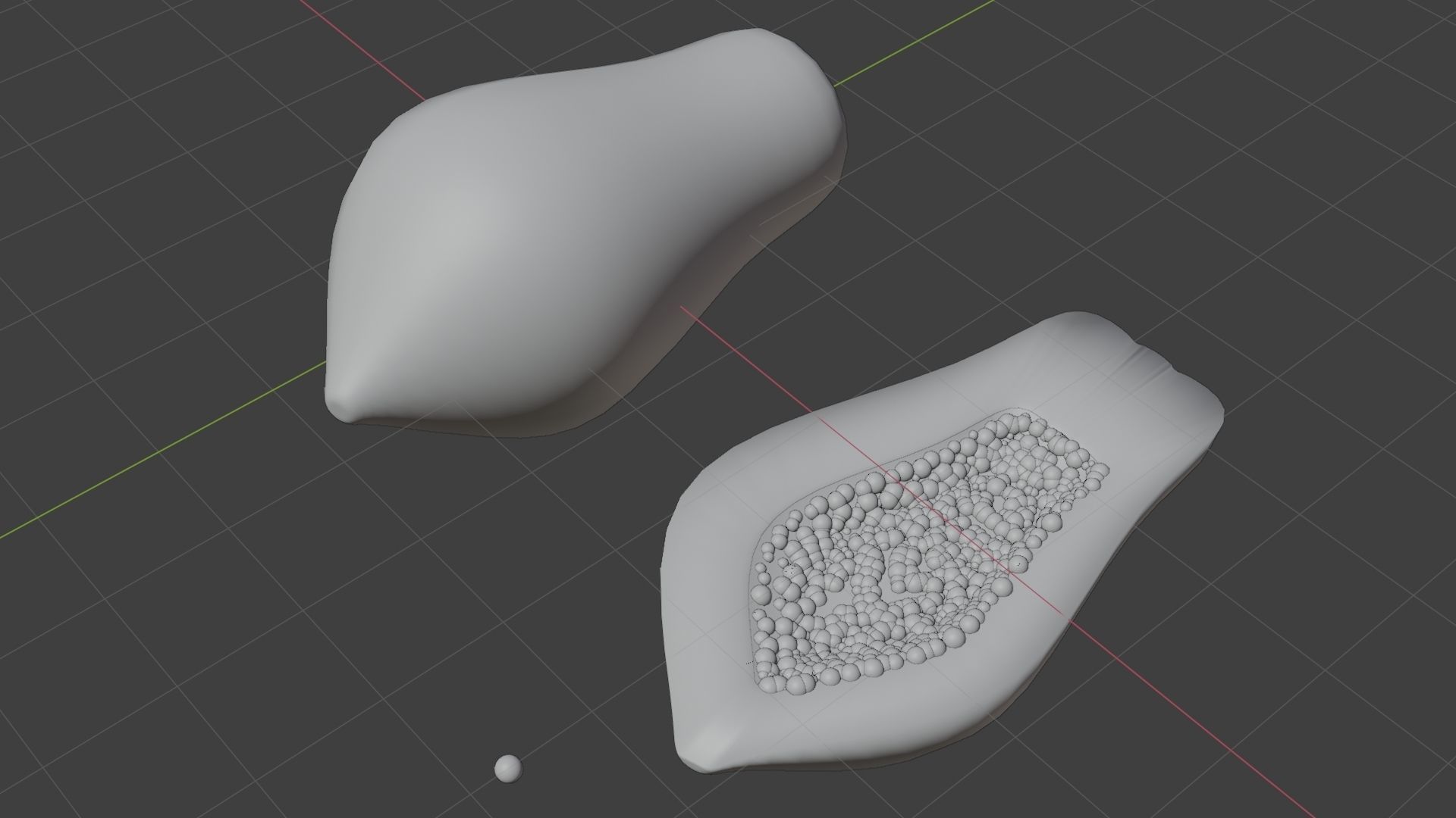 Hand Painted Low Poly  Cartoon Papaya Fruit 3D model_2