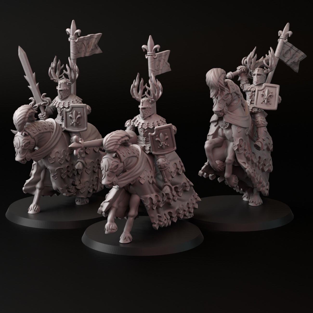 Green knights 3D print model_2