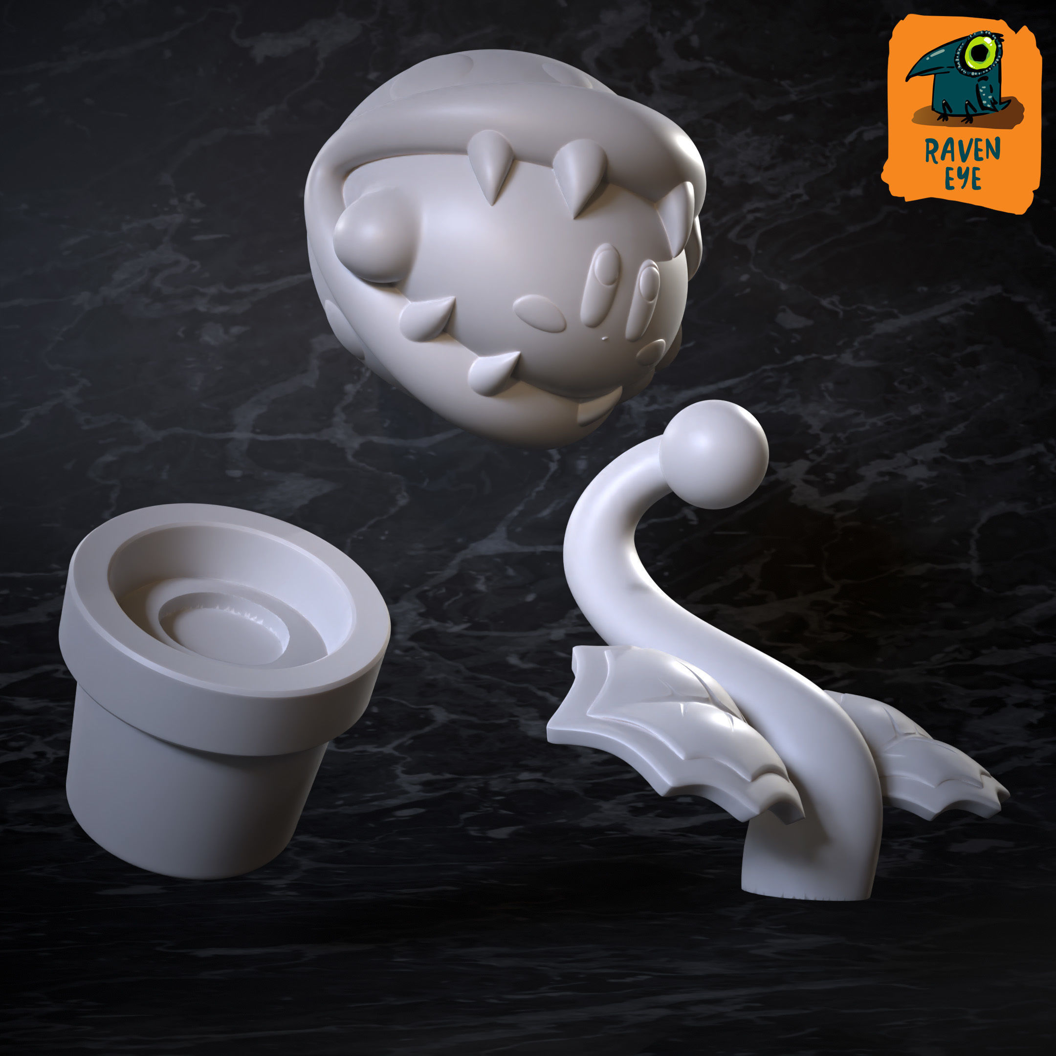 KIRBY PIRANHA 3D print model_7