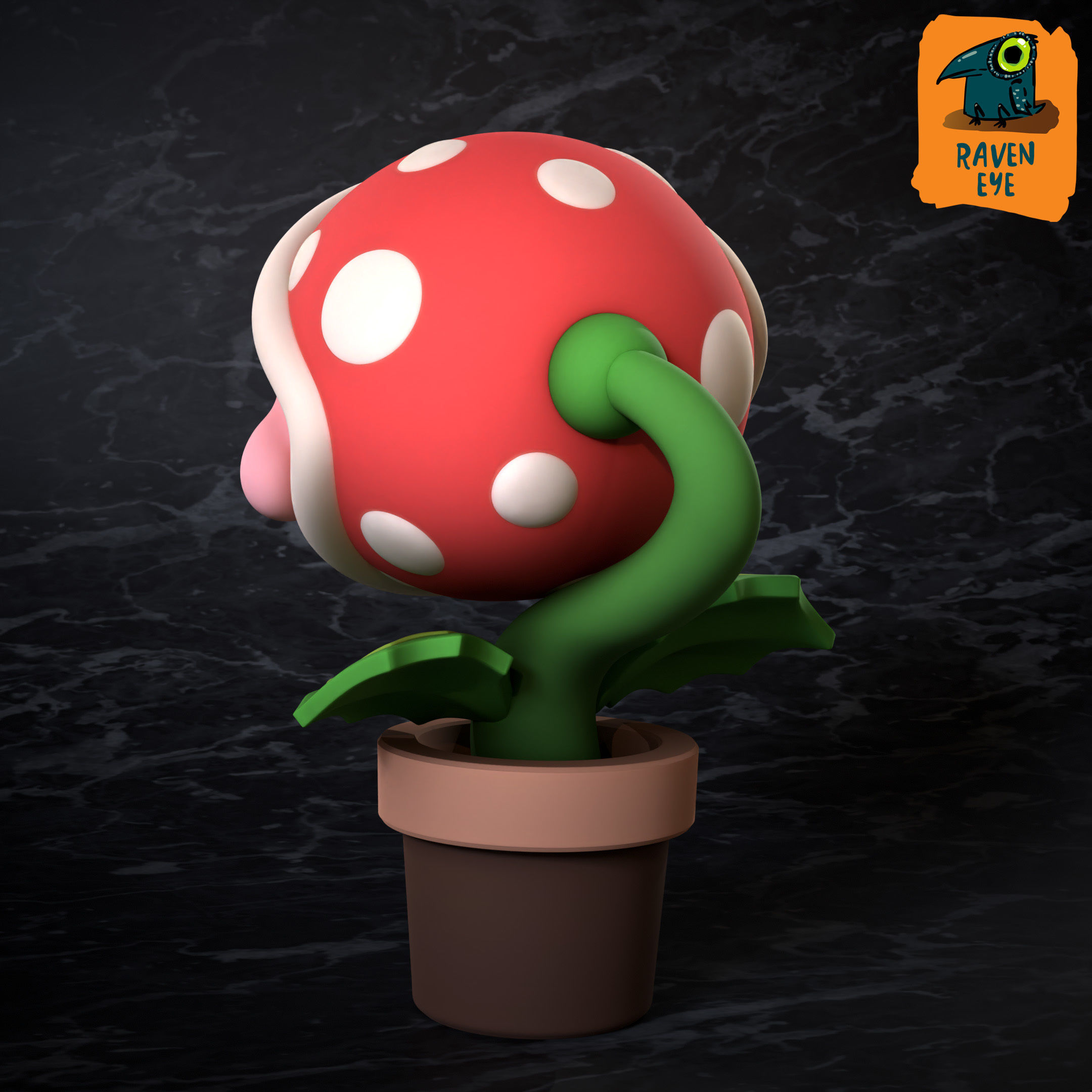 KIRBY PIRANHA 3D print model_4