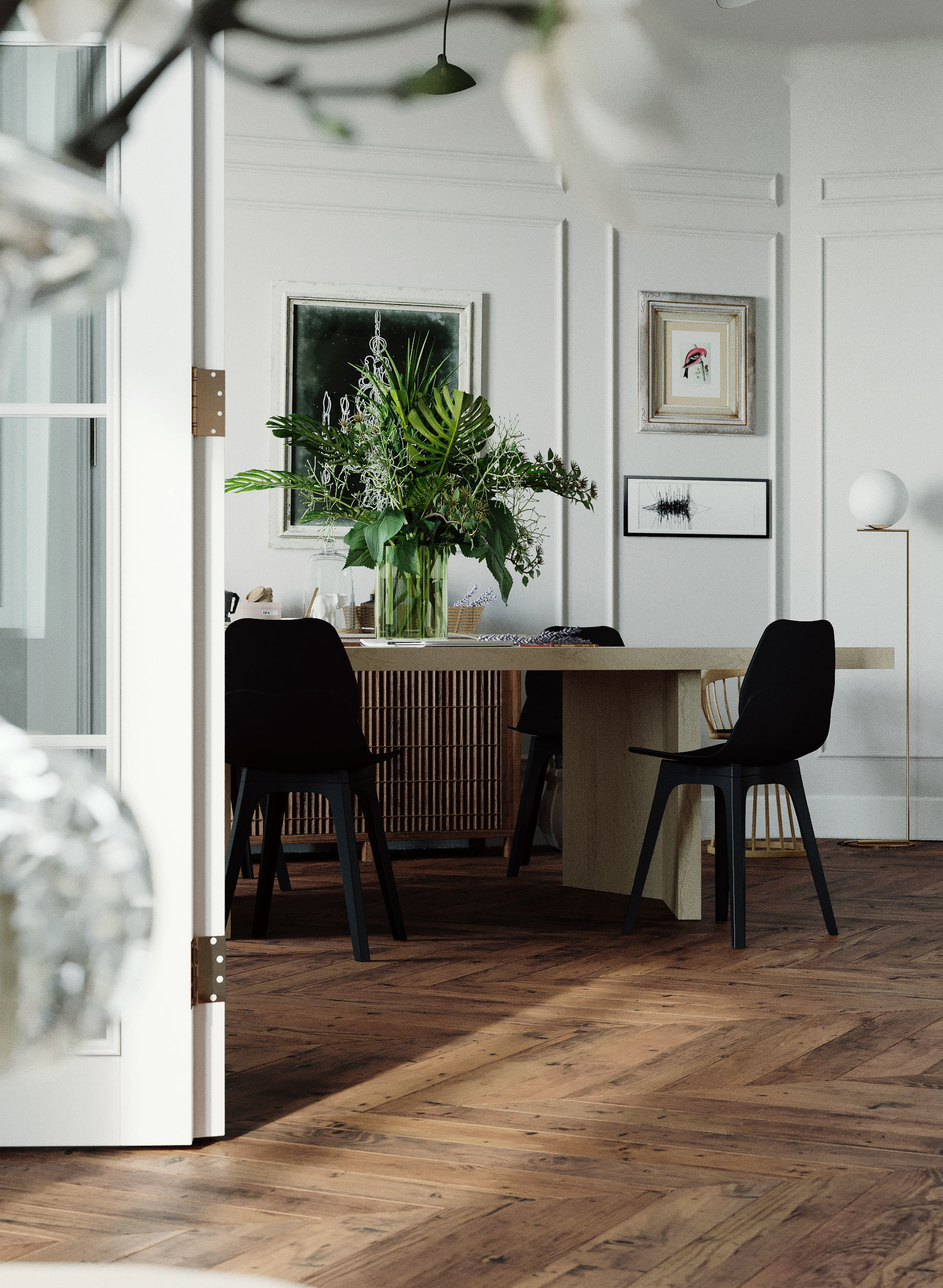 Scandinavian-style interior 3D model_6