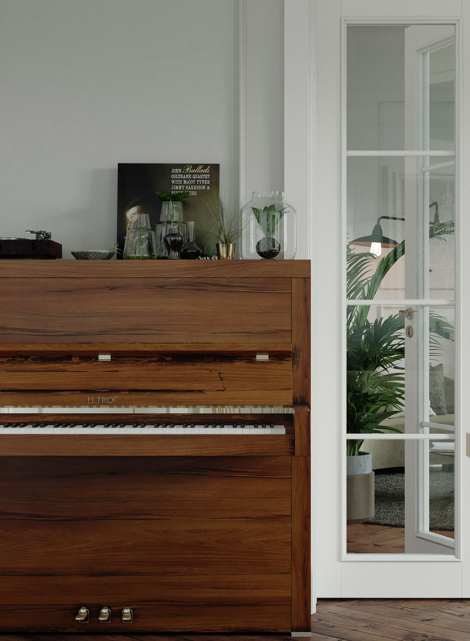 Scandinavian-style interior 3D model_11