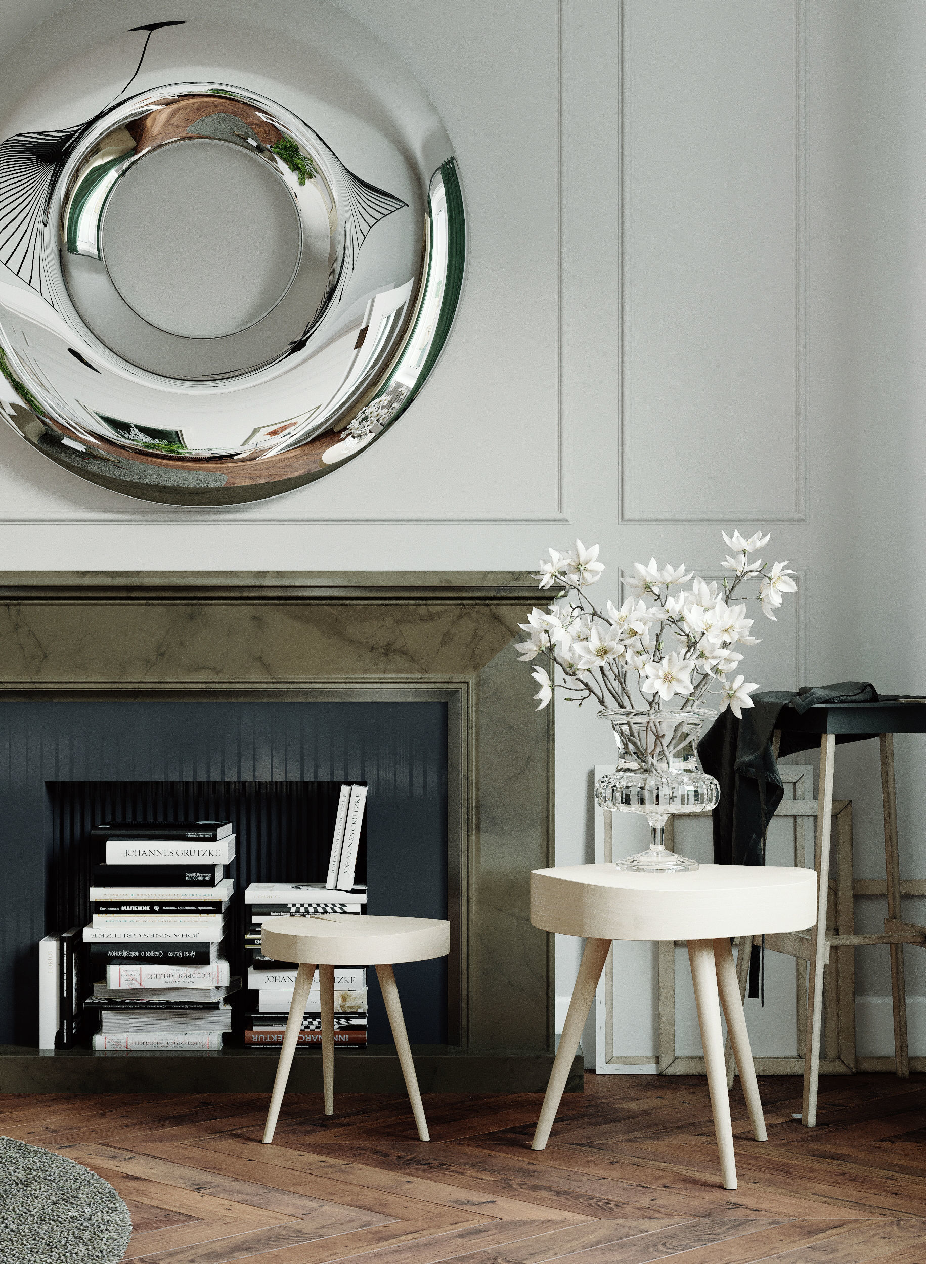 Scandinavian-style interior 3D model_9