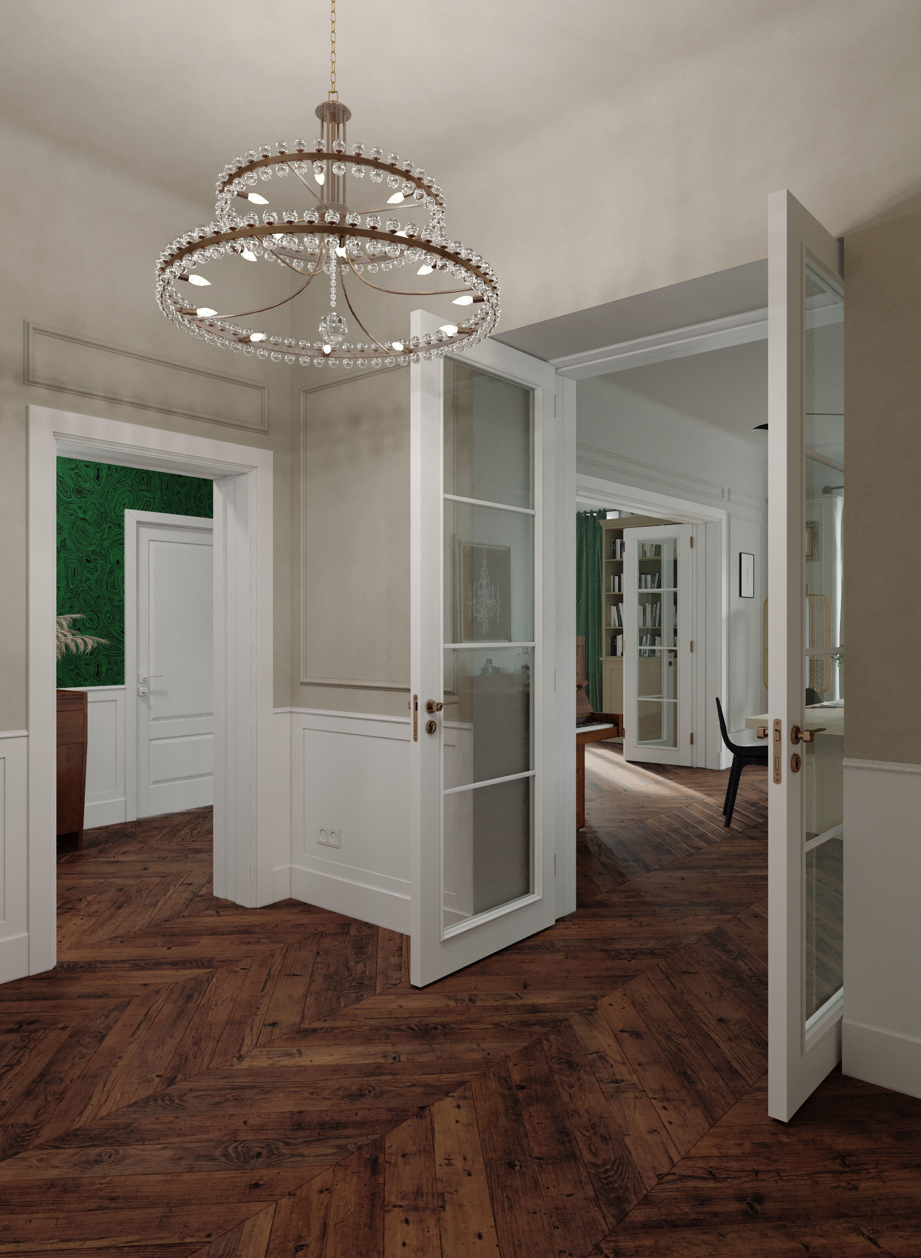 Scandinavian-style interior 3D model_13