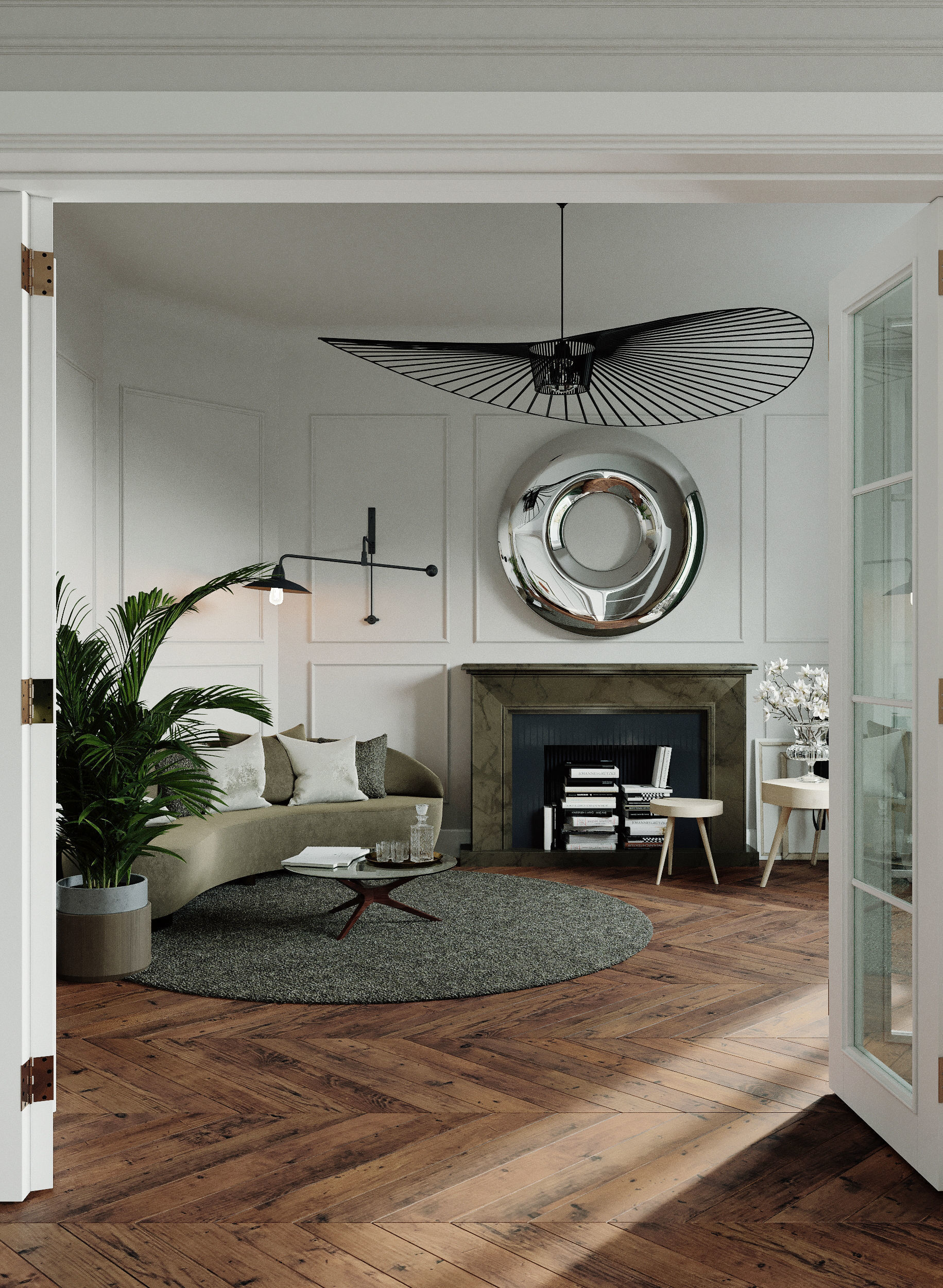 Scandinavian-style interior 3D model_5