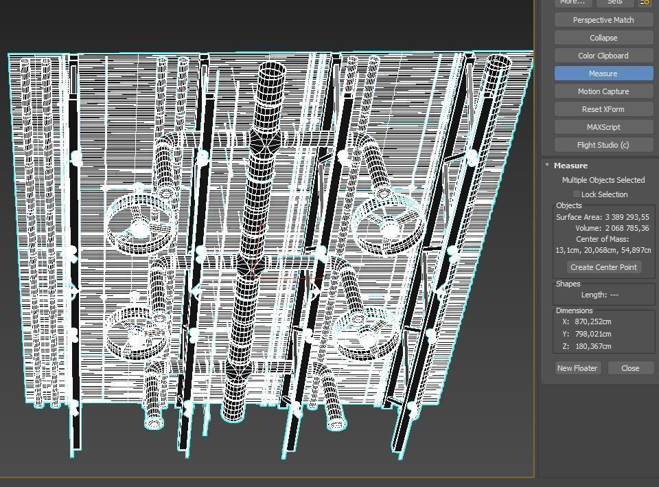 Ceiling Ventilation 3D model_4