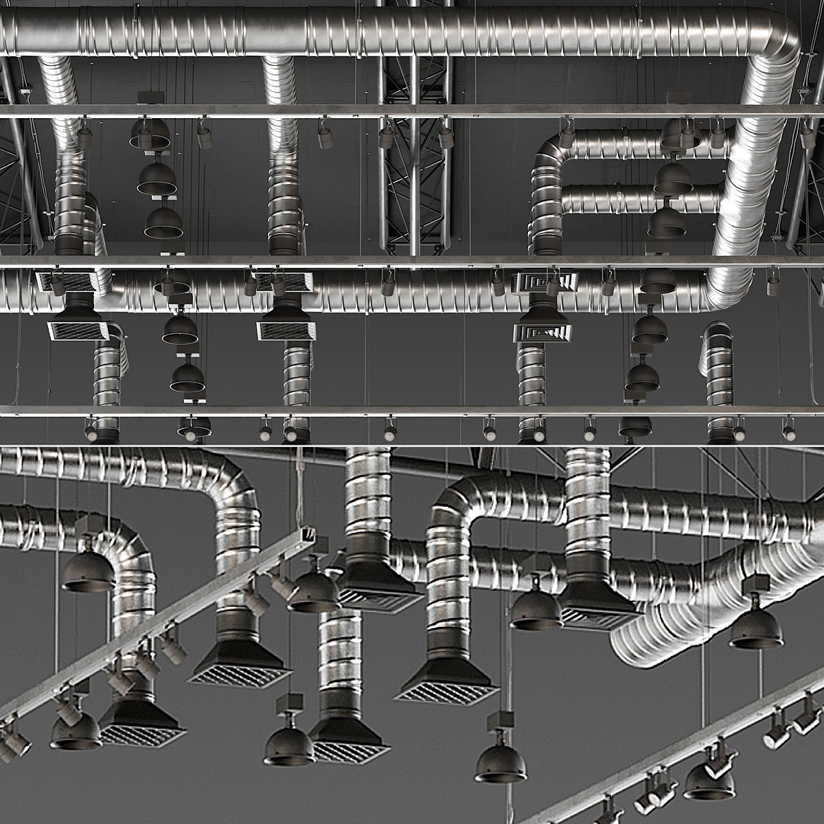 Ceiling Ventilation 3D model_1