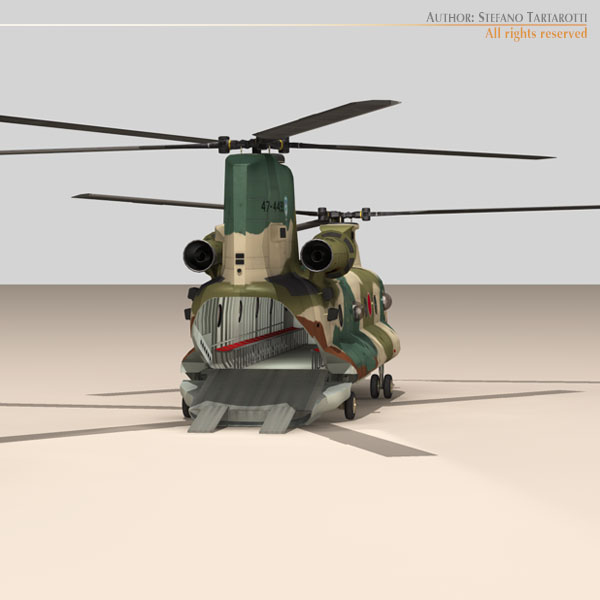 CH-47 JASDF 3D model_1