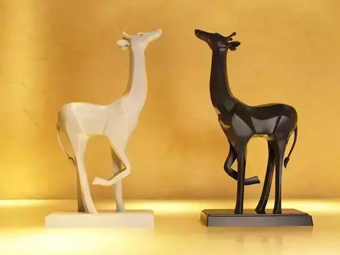 giraffes ornaments crafts animal models