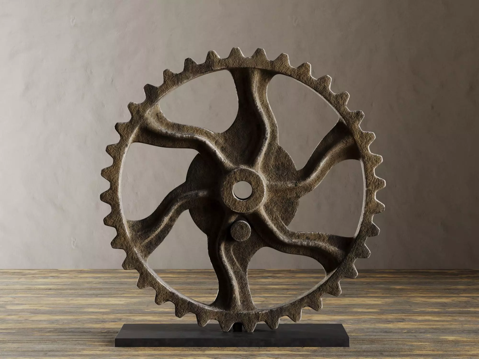 Tractor Wheel Gear 3D model_0
