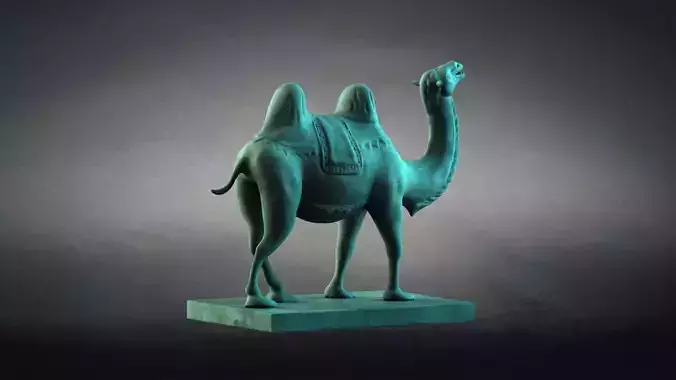 Cultural Relics Camel ancient unearthed sculpture 