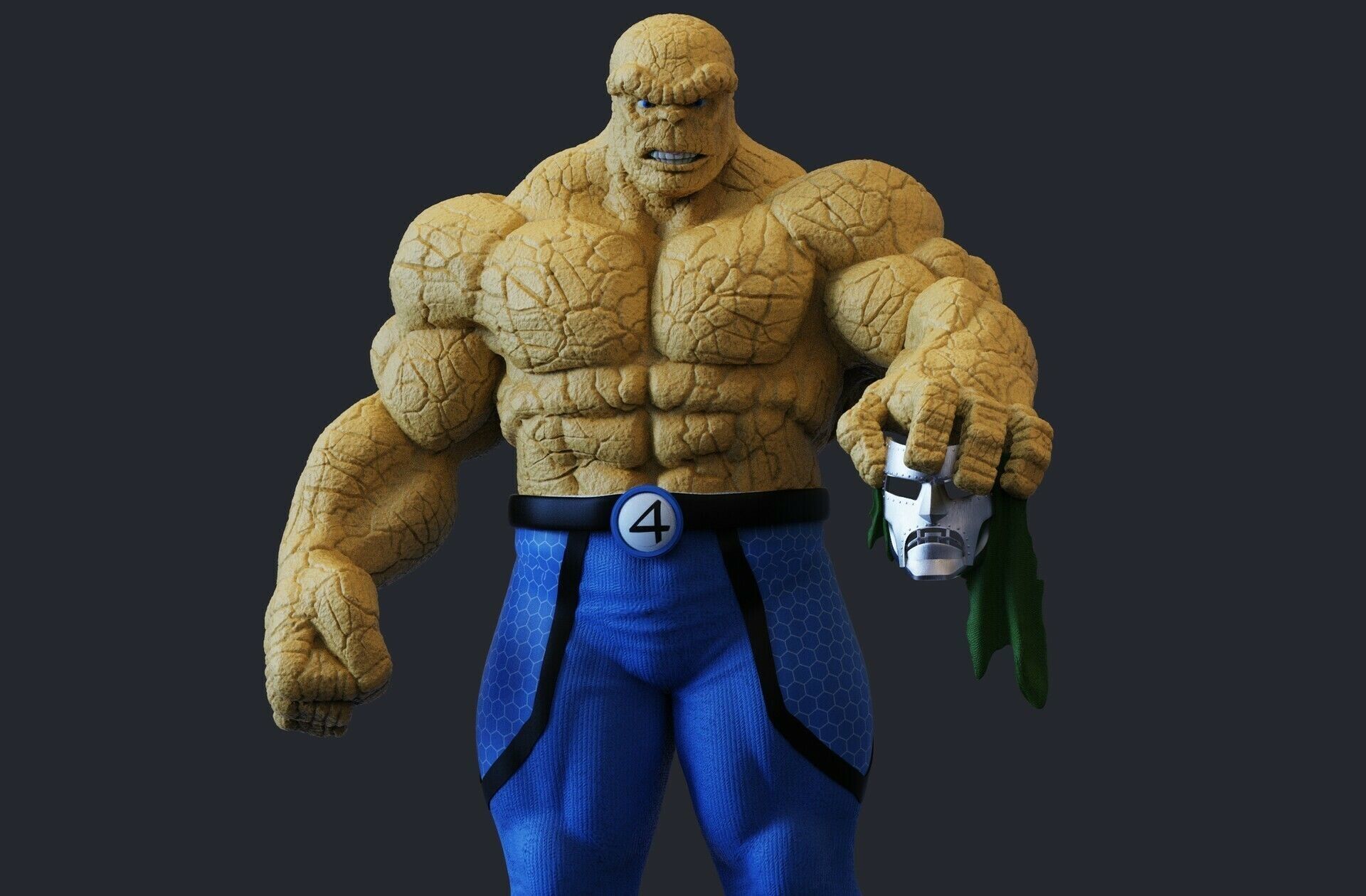 MARVEL The thing 3D print model_2
