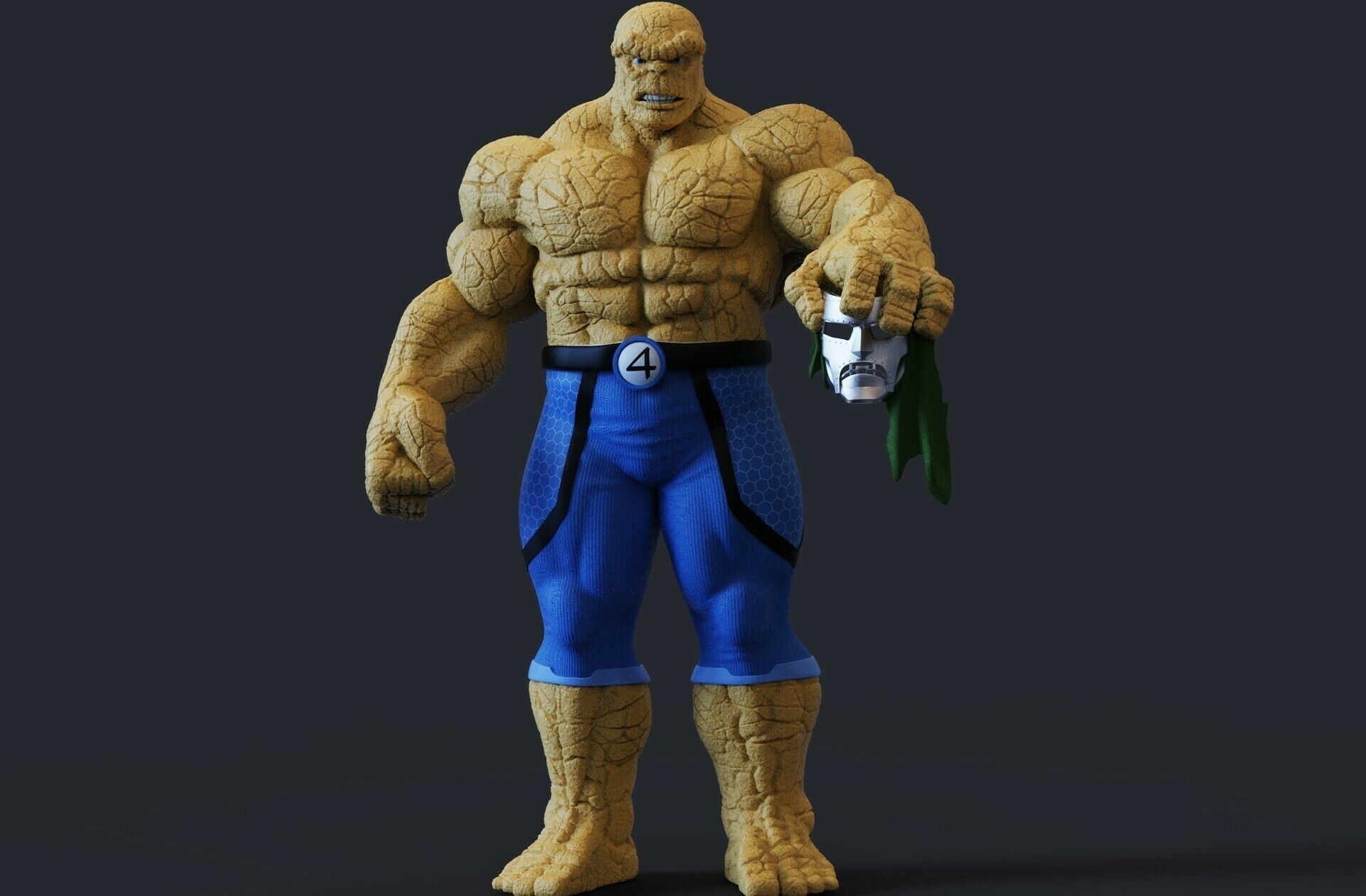 MARVEL The thing 3D print model_3