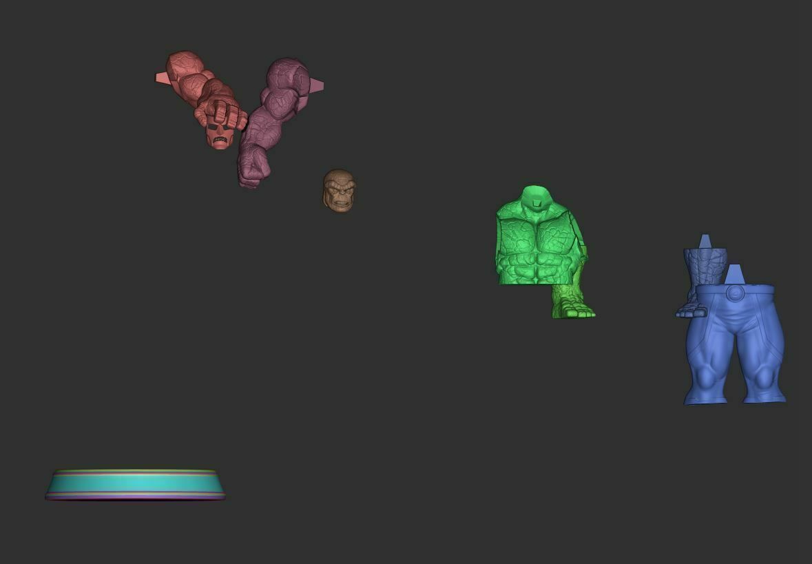 MARVEL The thing 3D print model_4