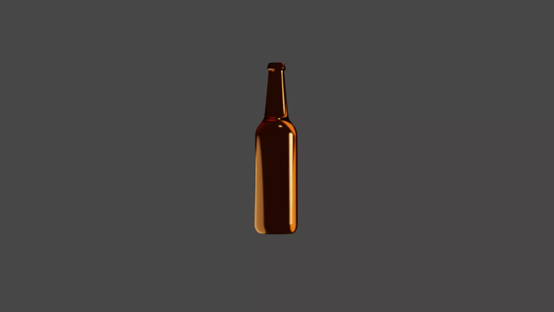 Beer bootle Free 3D model_0