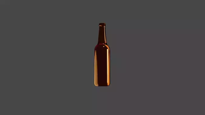 Beer bootle Free 3D model