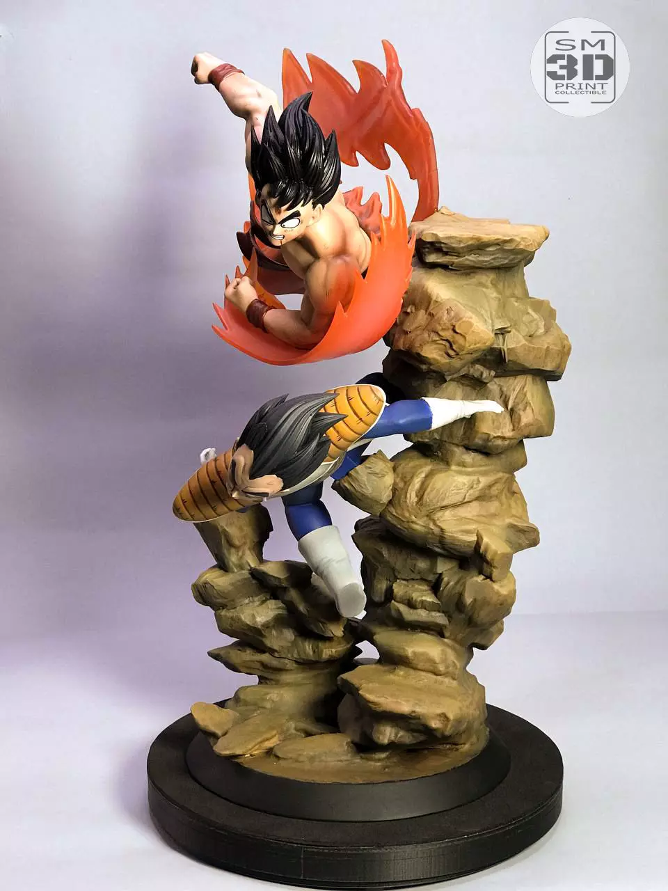 Goku Vs Vegeta Dragon Ball Z 3D print model_0