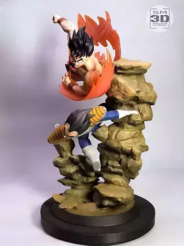 Goku Vs Vegeta Dragon Ball Z