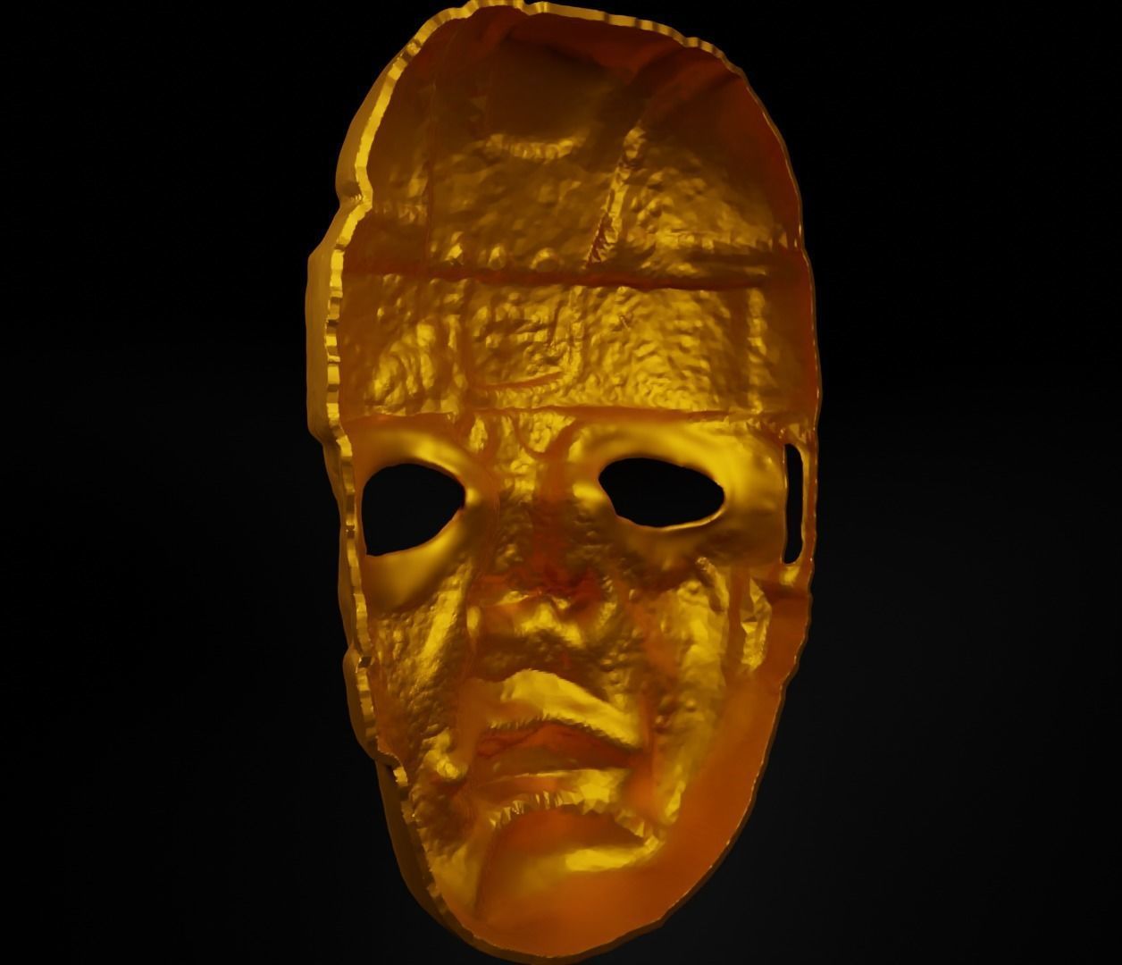 Olmec Cosplay Face Mask 3D print model_22