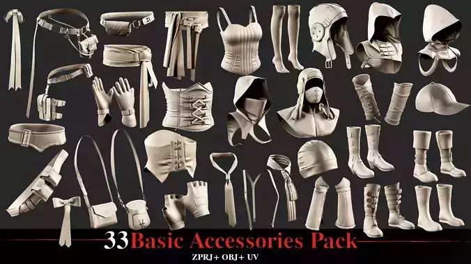 33 Basic Accessories Pack