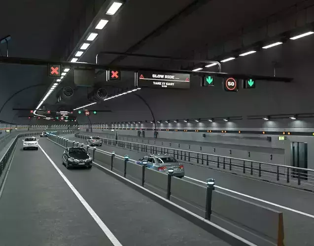 road tunnel 3D model