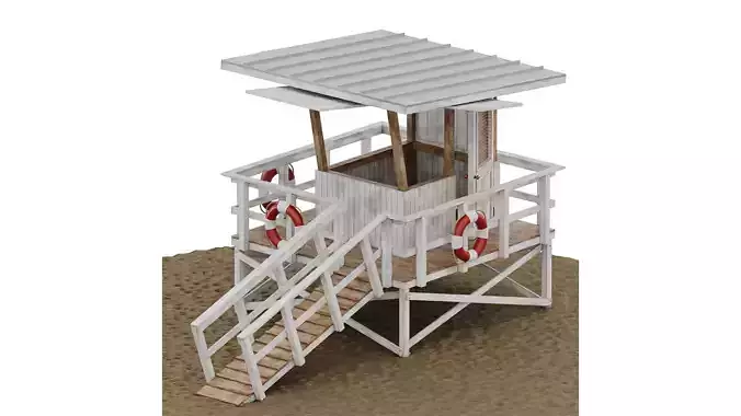 Rescue tower 1 3D model