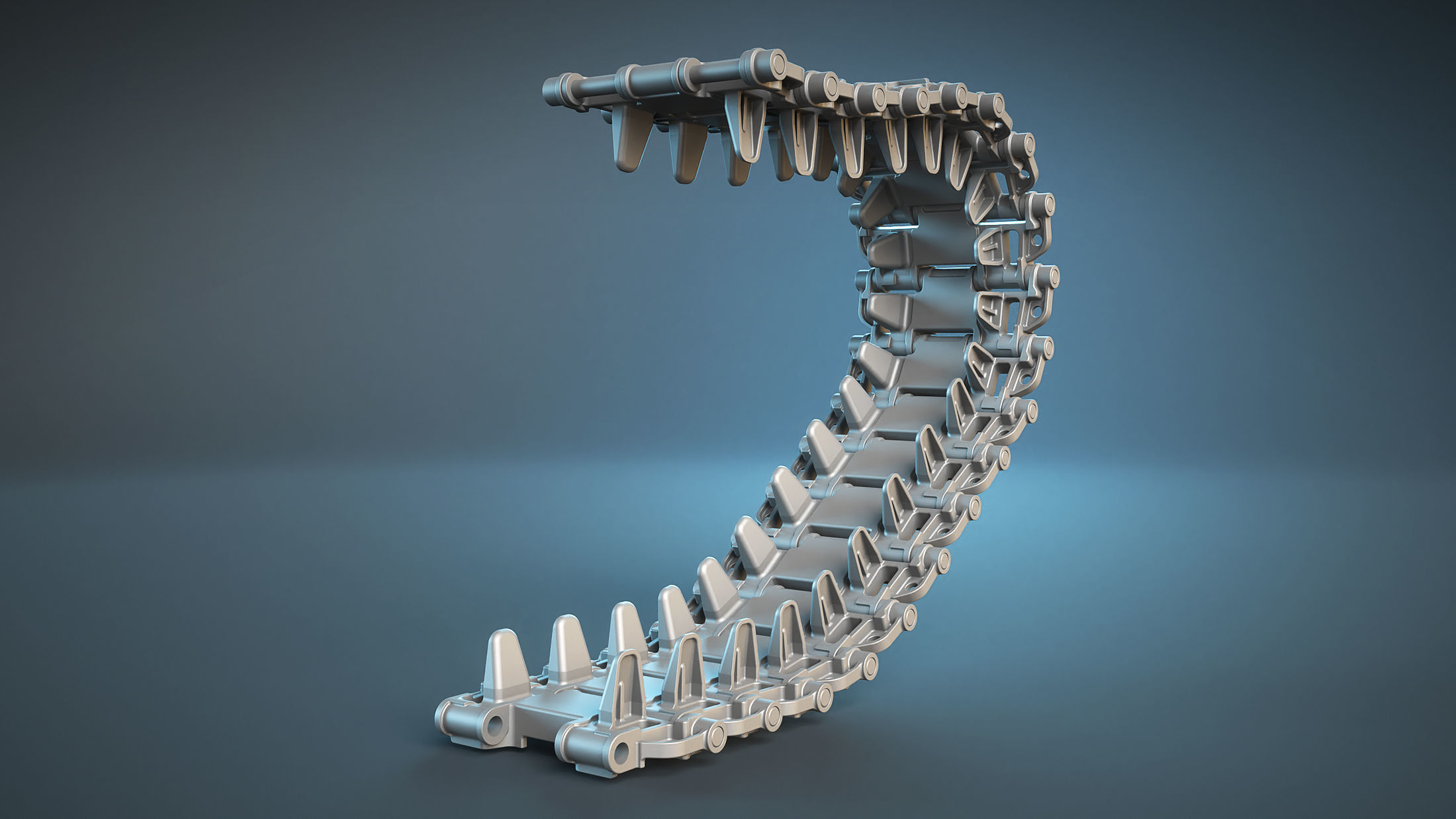  ZSU-23-4 Shilka Tracks High-Poly 3D model_1