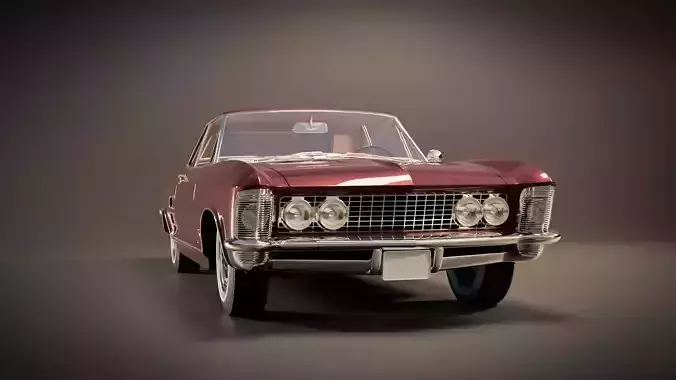 Buick Riviera Classic Car 3D model