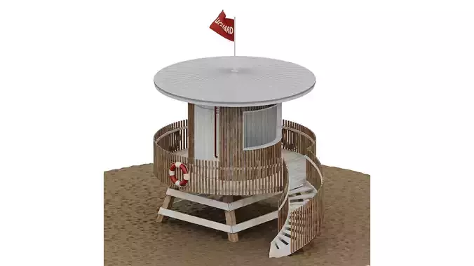 Rescue Tower 2 3D model