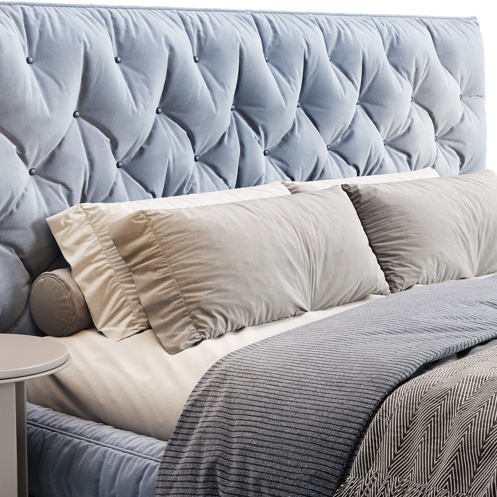 Bed Full Moon By Bonaldo 3D model_4