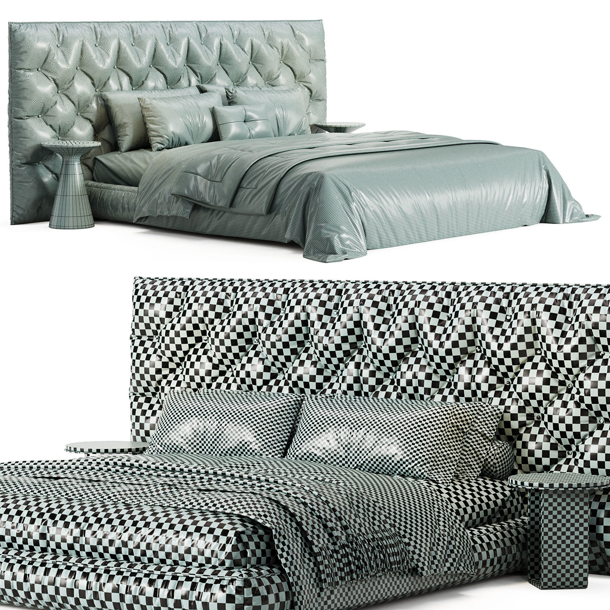 Bed Full Moon By Bonaldo 3D model_5