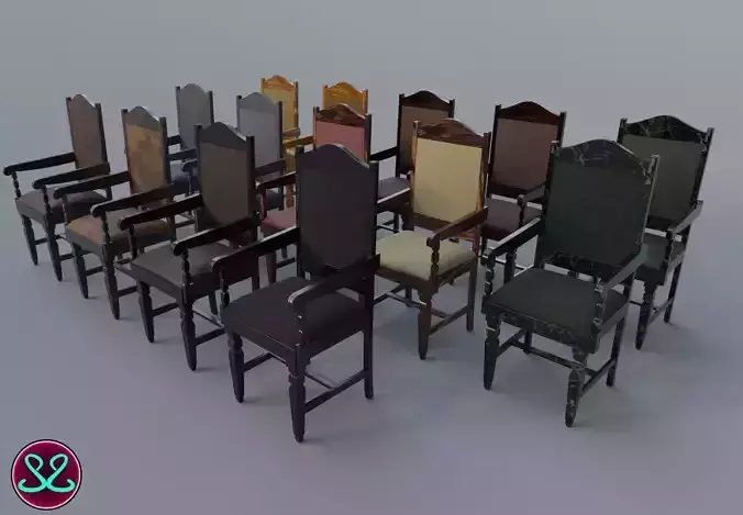 Realistic Pbr Chairs Awesome Chair Pack