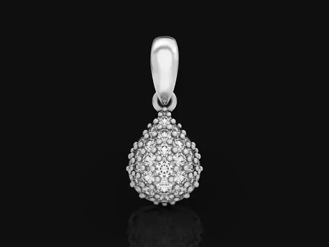 Pear Shape Pendant  drop-shaped 926