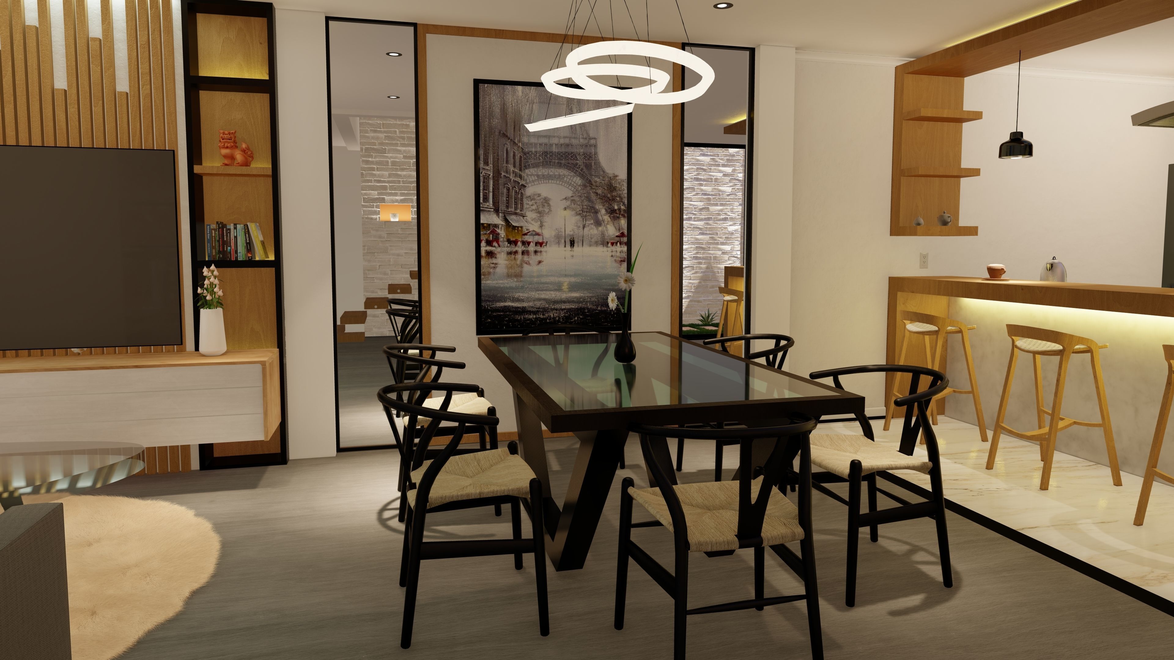 BEAUTIFUL MODERN HOUSE 6 METERS WIDE BY 12 METERS DEEP 3D model_6