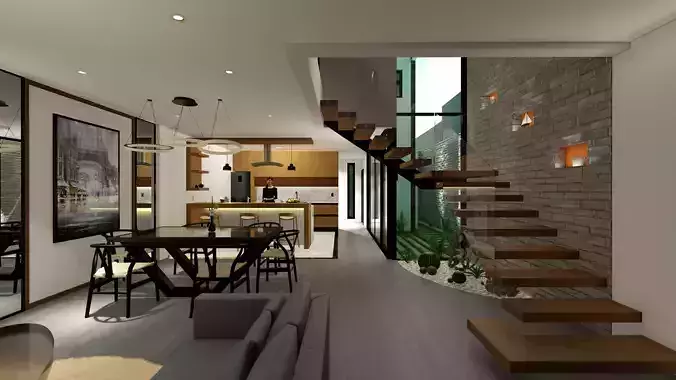 BEAUTIFUL  MODERN HOUSE 6 METERS WIDE BY 12 METERS DEEP
