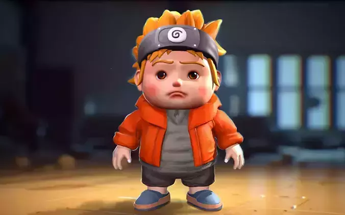 NARUTO CHIBI FIGURE 3D print model