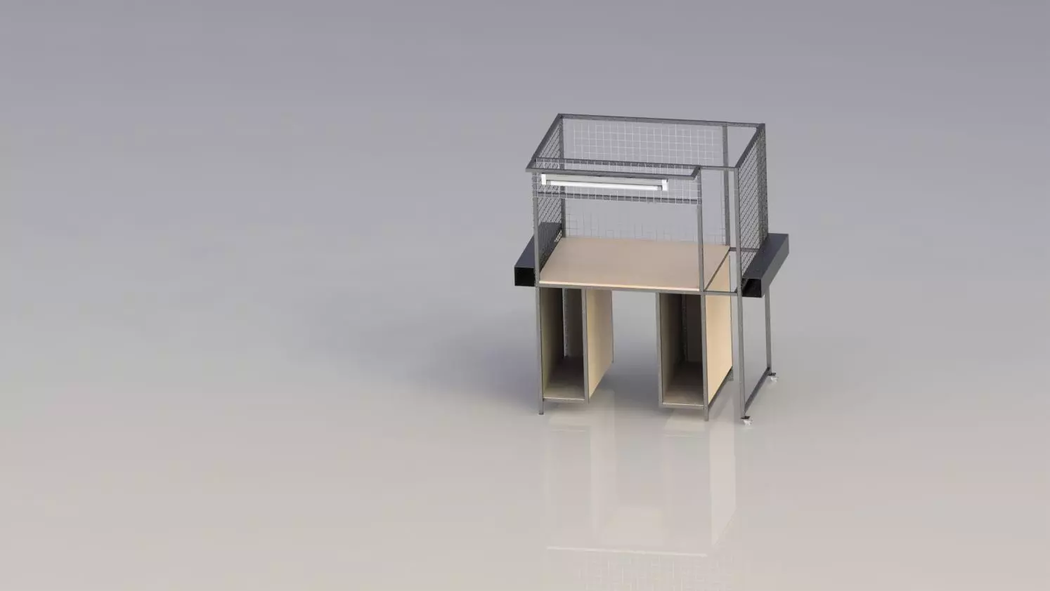 assy expand table 3D model