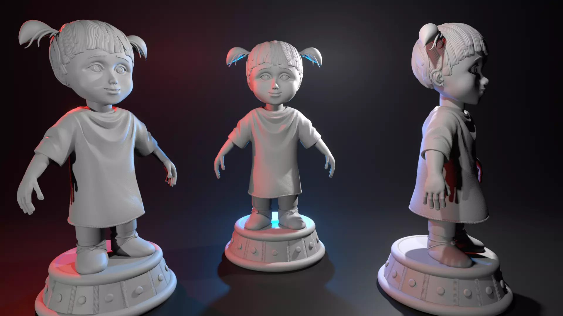 Baby Booh Toy Ready for 3dPrinting 3D print model