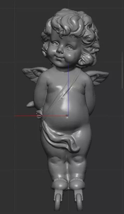 angel  Free 3D print model_0
