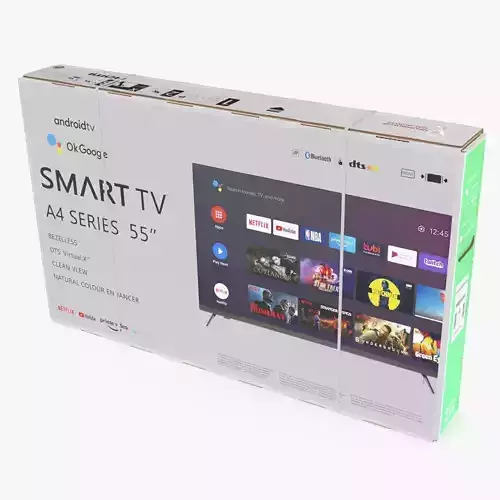 55 Inch TV Cardboard Shipping Box