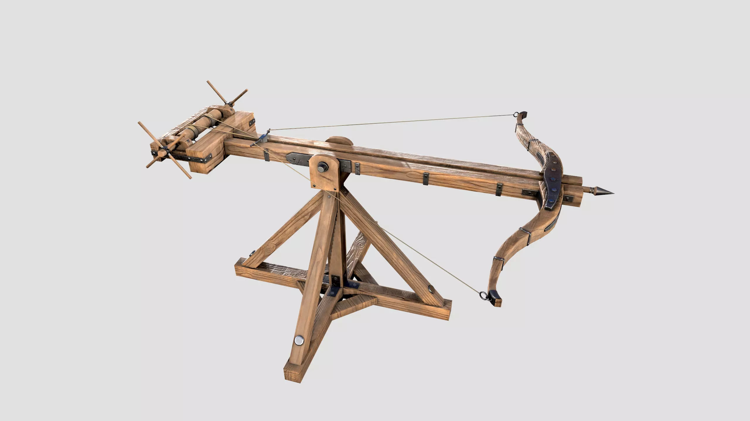 Ballista Low-poly 3D model