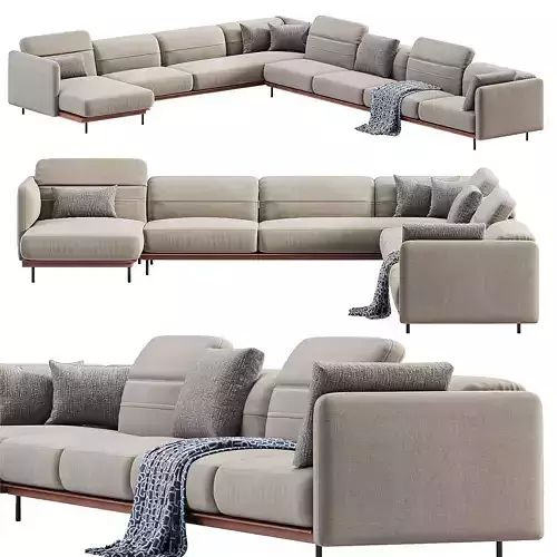  ARLOTT HIGH Sofa By Ditreitalia