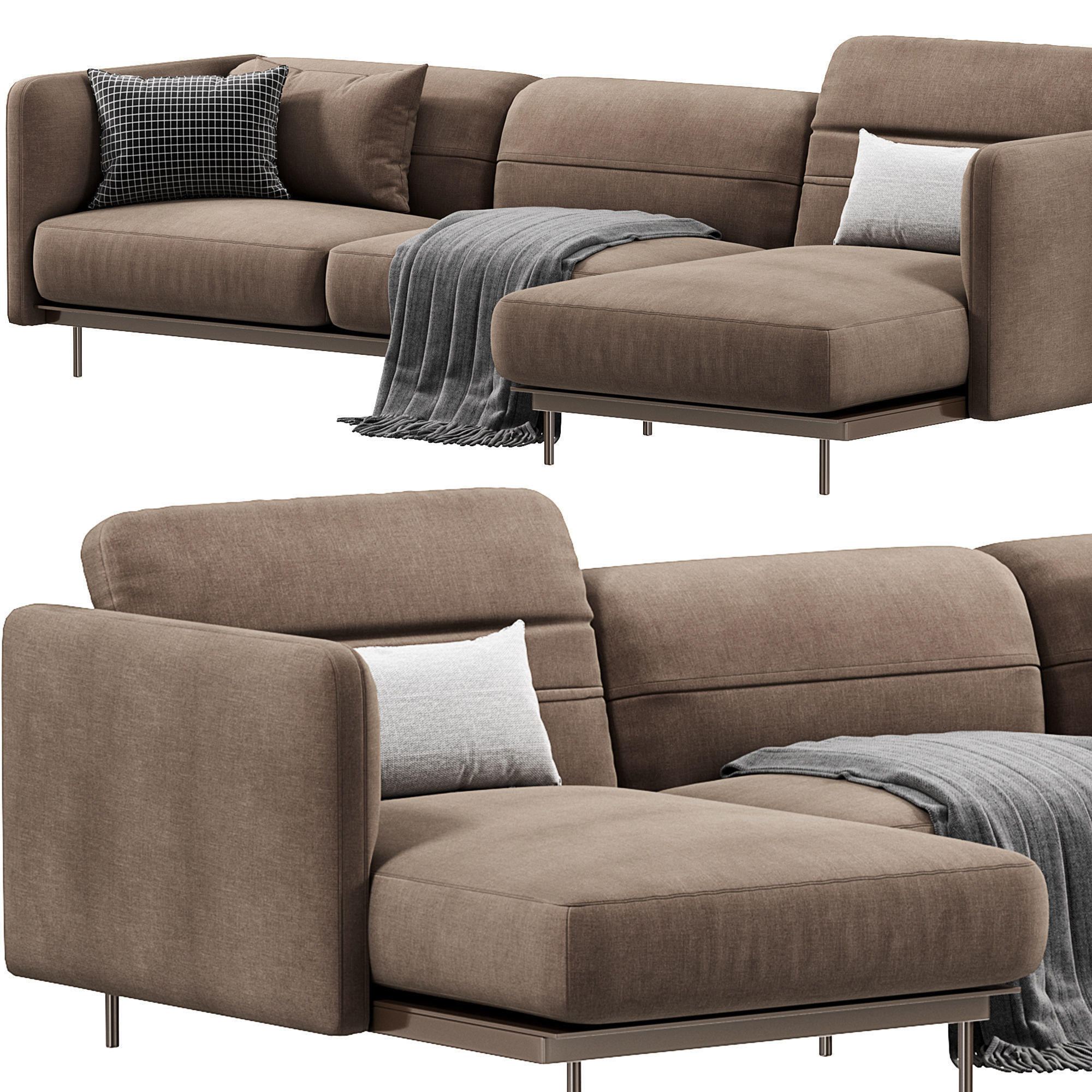 ARLOTT HIGH Sofa By Ditreitalia 3D model_1