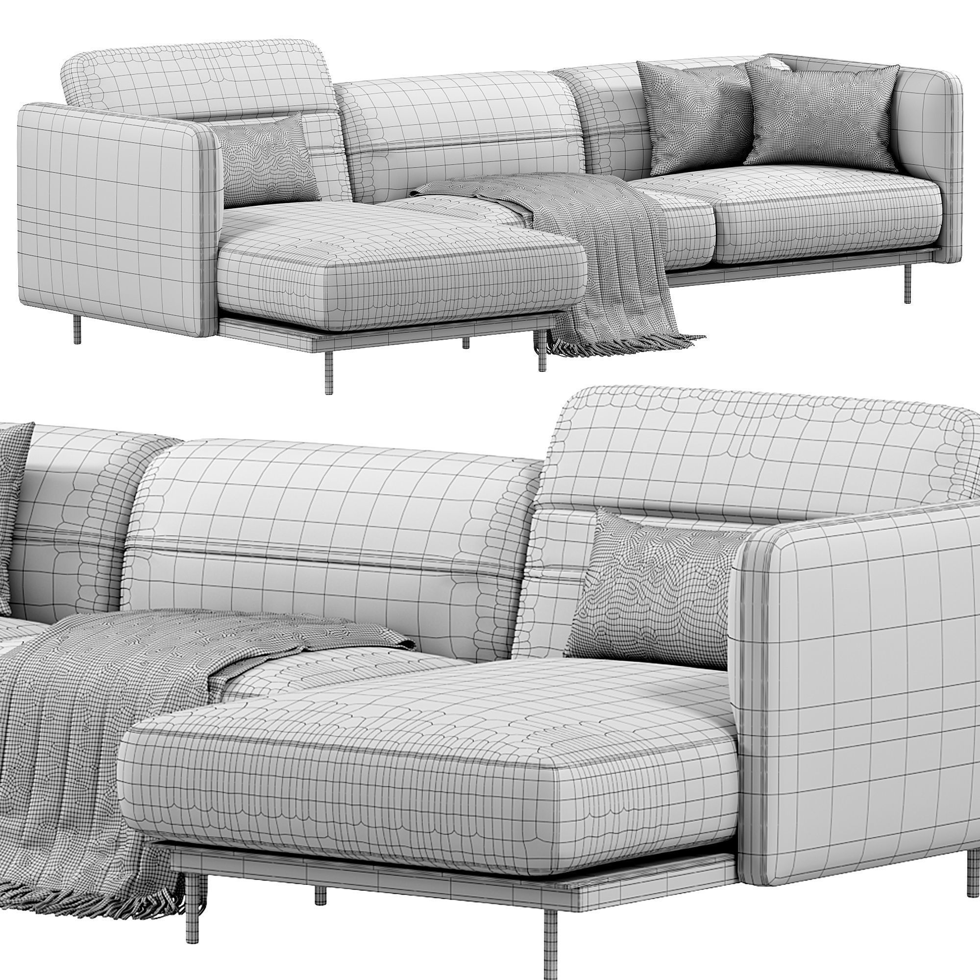 ARLOTT HIGH Sofa By Ditreitalia 3D model_2