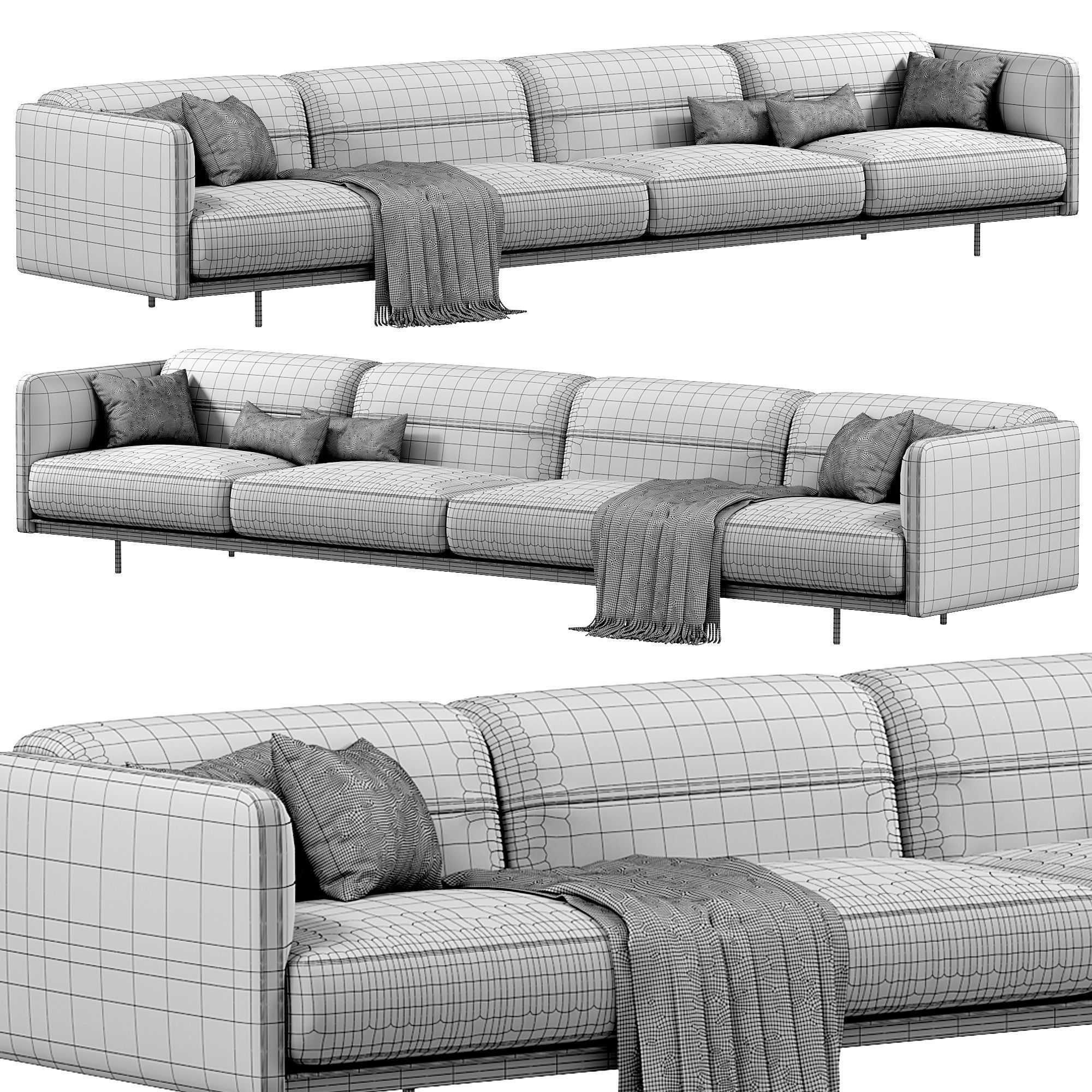 ARLOTT HIGH Sofa By Ditreitalia 3D model_2