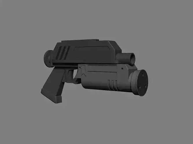 Clone Trooper DC-17 Blaster w Grappler 3d Digital File Download