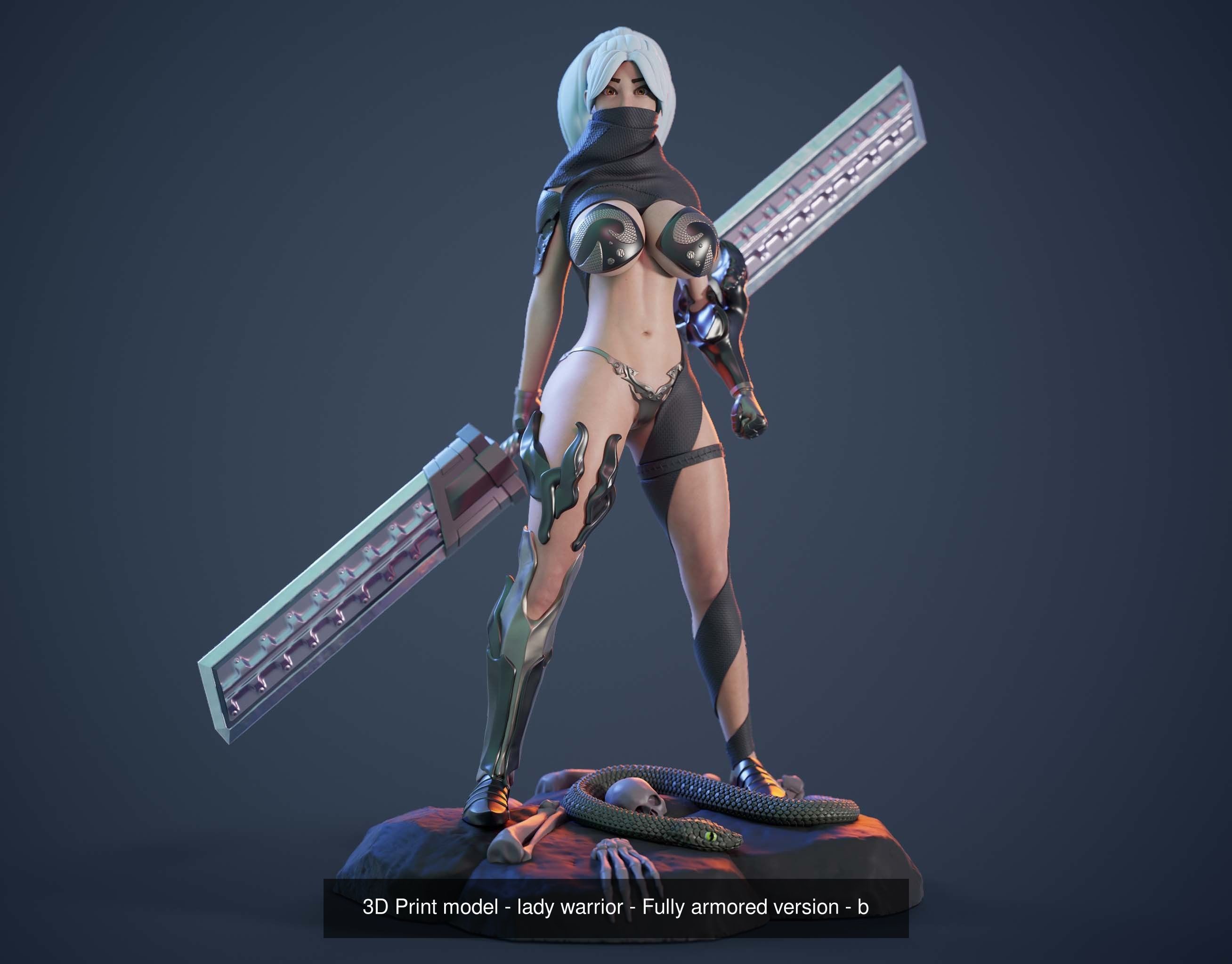 Figurine collection - Lady adventurer - 3 PIECES _5